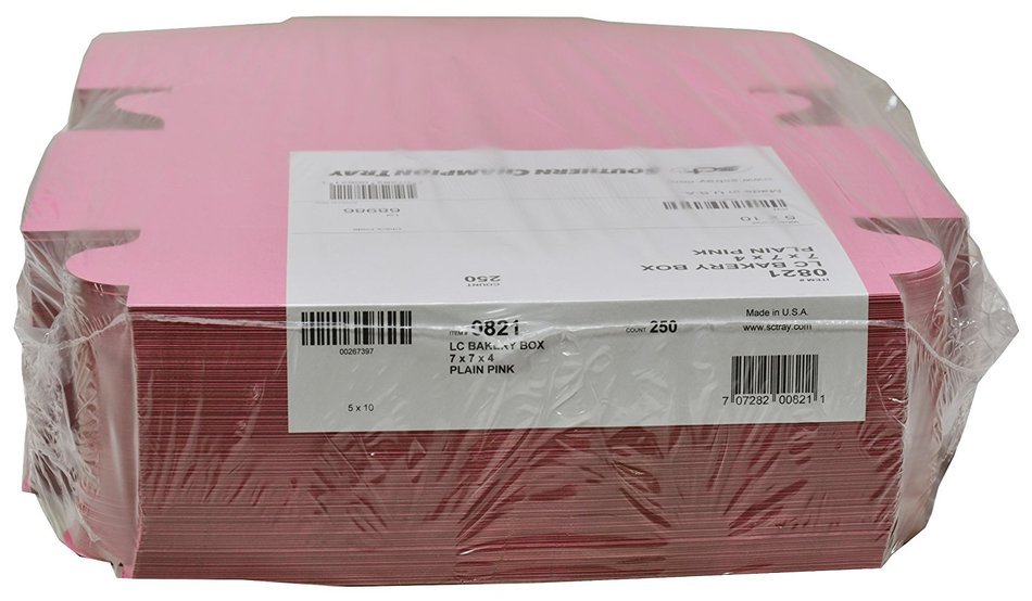 Southern Champion Tray Paperboard Non-Window Lock-Corner Bakery Box N6