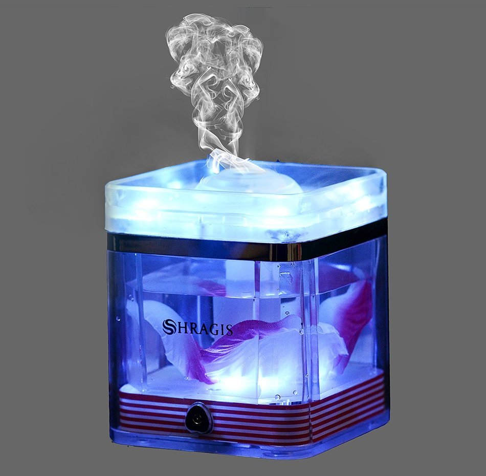 Humidifier and Aroma Diffuser from Shragis- 220ml Ultrasonic Silent Cool Mist Humidifier For Use With Or Without... N5