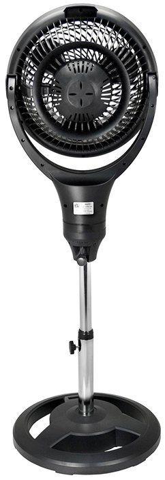NewAir AF-410BK 12" 2-in-1 Tabletop and Pedestal Vortex Fan N7