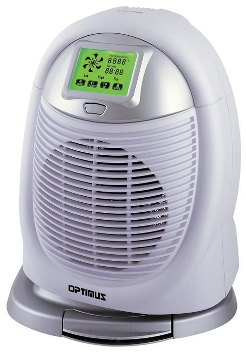 Optimus H1410 Heater Fan Digital Oscillating Touch Screen Lcd