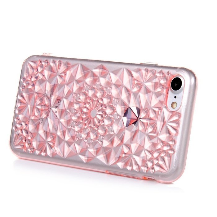 iPhone 7 Case (4.7 inch) - Shockproof Soft TPU Rubber Skin Gel Bumper Case Laser Carving Sunflower Transparent... N9
