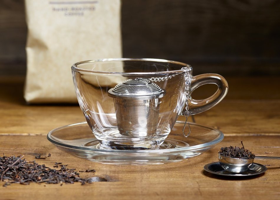 Zo&euml;&Mii Premium Loose Leaf Tea Infuser Set complete with Tea Scoop and Drip Trays. Stainless Steel Strainer and... N2