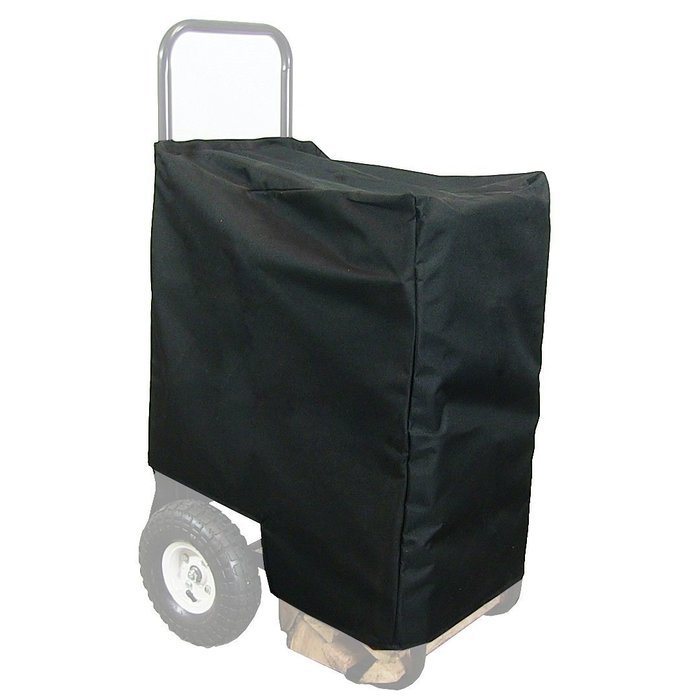Sunnydaze Firewood Log Cart, Log Cart & Cover COMBO N7