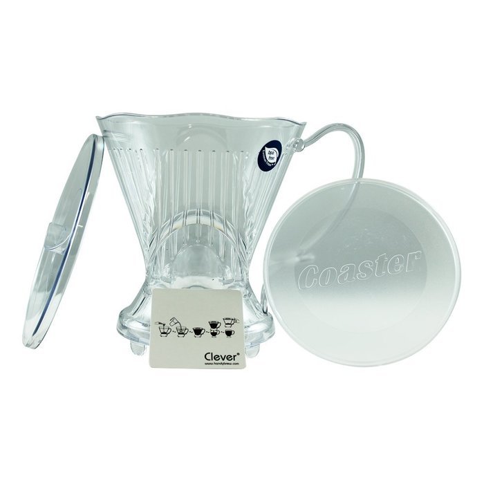 Clever Coffee Dripper by CoastLine | Plastic Coffee Dripper Large &ndash; 18 Ounces | Safe BPA Free Plastic | Reusable...
