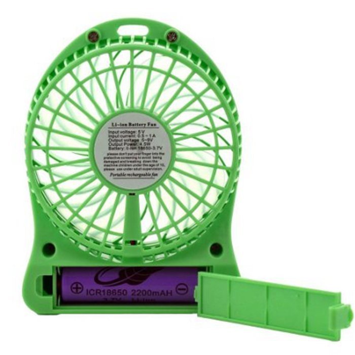 FengLan USB Portable Fan 3 Speeds Rechargeable Mini USB Fan Portable Output Electric Desk Cooling Fan for Travel... N25