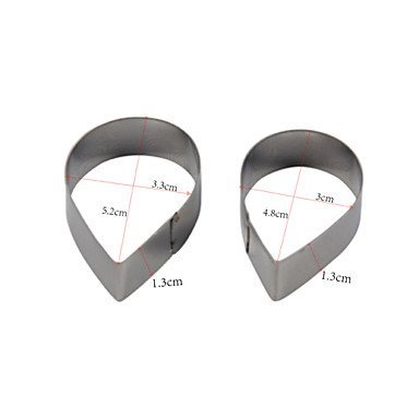 Sher FOUR-C Stainless Steel Rose Flower Cutter Fondant Sugar Craft Cupcake Mold Baking Accessories Cookie Decorating... N2