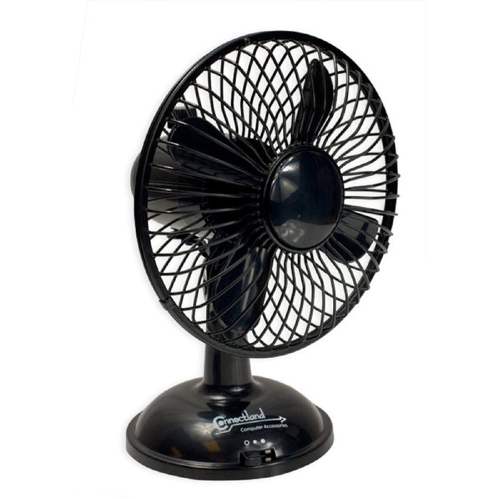 Syba CL-ACC65015 USB Powered Mini Oscillating Table Fan