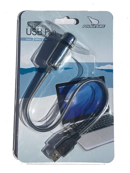 GENEVA INDUSTRIAL GROUP LF-3U 1SPD USB Fan, 3" N3