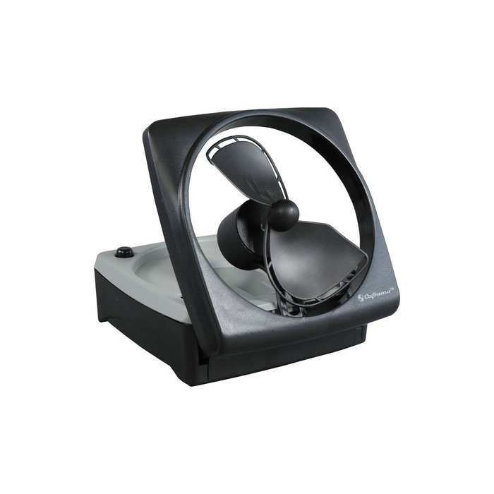 Caframo 737DX-BCS Mini Max Deluxe VS Battery Powered Black Outdoor Portable Fan