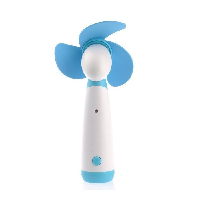 NAMEO Mini Handheld Fan with 3 Soft Foam Blades, Portable Battery ...