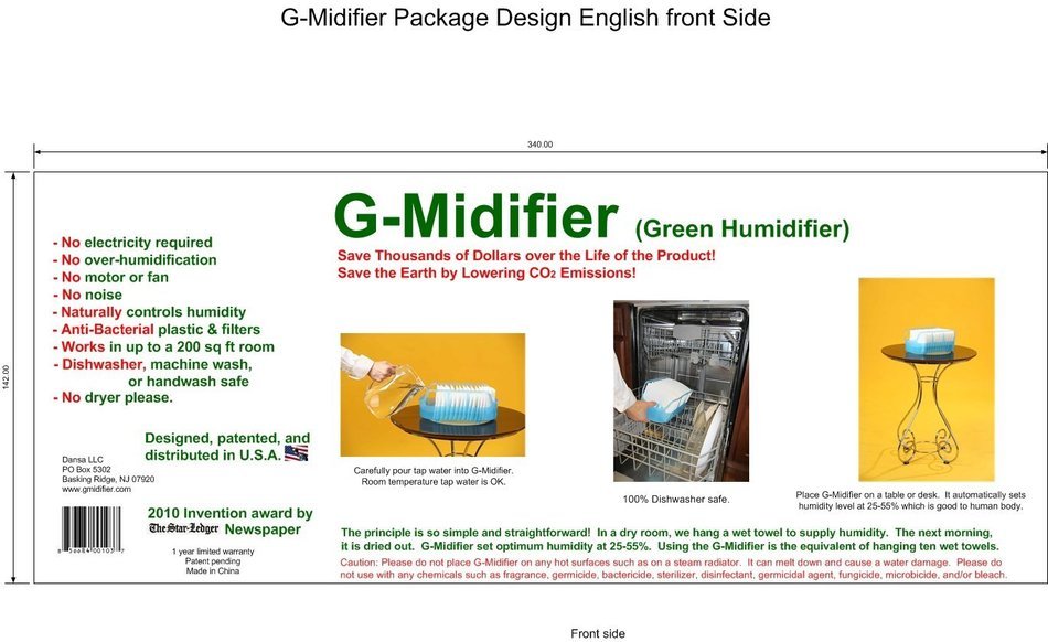 G-Midifier(Green Humidifier) Invention Award Winning Best Humidifier. Save Thousands of Dollars over the life... N3
