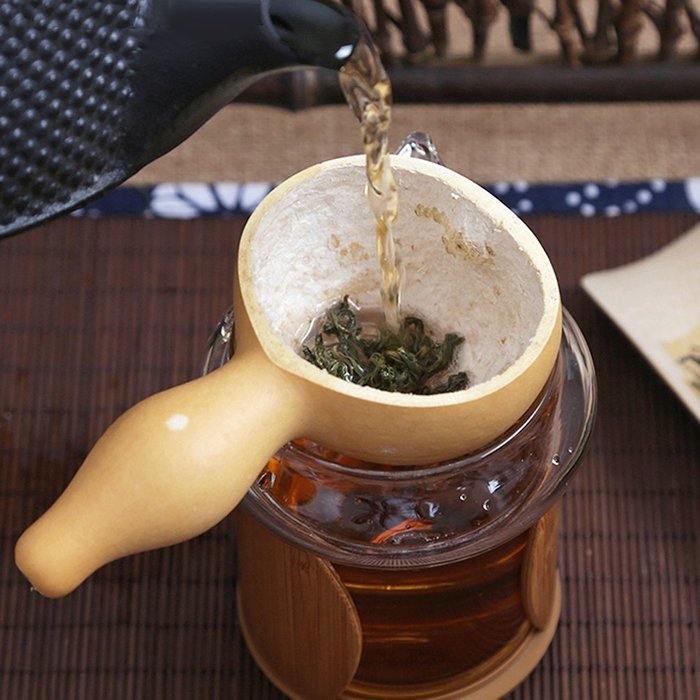 Creative Natural Gourd Tea Filter Cucurbit Tea Strainer Kung Fu tea Accessories 1 Pc N2