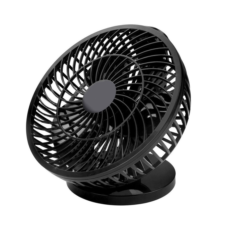 Personal Fan,Akaigu Desk Fan Steppless Speed 180 degree Gliding Design (Black) N5