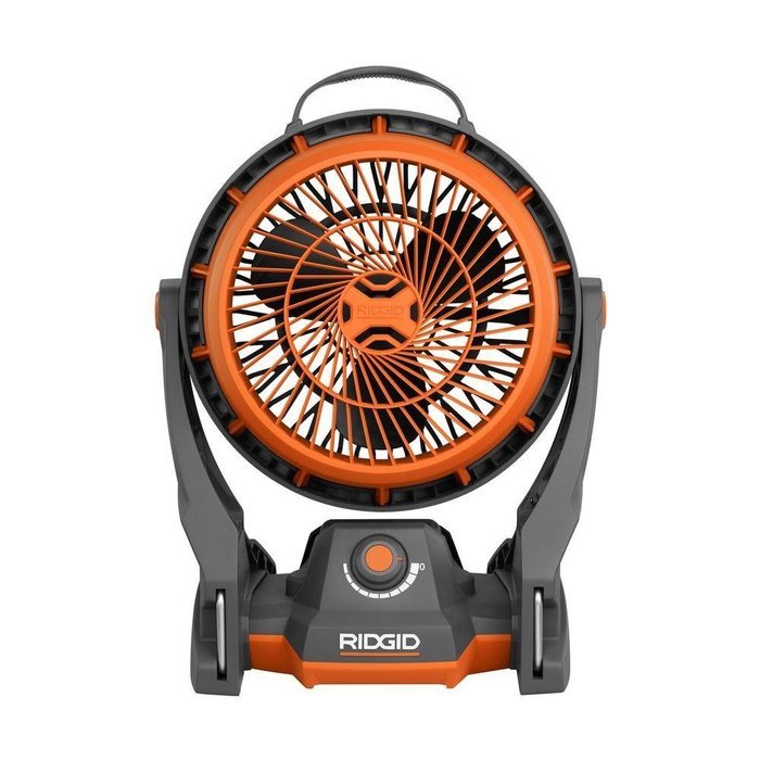 Ridgid R860720B GEN5X 18-Volt Hybrid Cordless & Corded Fan (Battery and Charger Not Included) N4