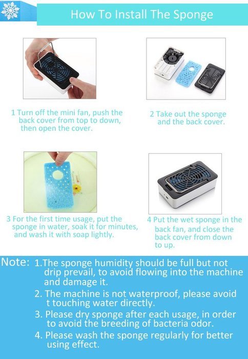 Wooboo Mini Cooli Portable USB Rechargeable HandHeld Air Conditioner Summer Cooler Fan,Batteries Powered No Leaf... N17