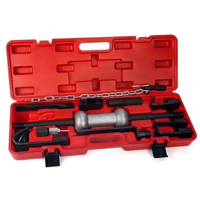 Heavy Duty Dent Puller w/ Slide Hammer Auto Body 10LBS Auto Repair Tool Kit 13PC