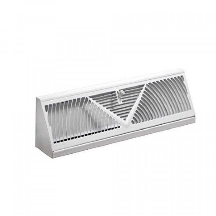 ABBBWH15 Baseboard Register with Sunburst Design 15Inch(Duct Opening N2