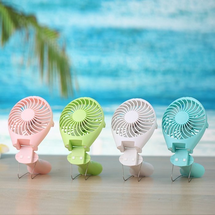 BearsFire&reg; Mermaid Fan Portable Battery Fan USB Mini Foldable Personal Cooling Fans with Umbrella Hanging and... N8