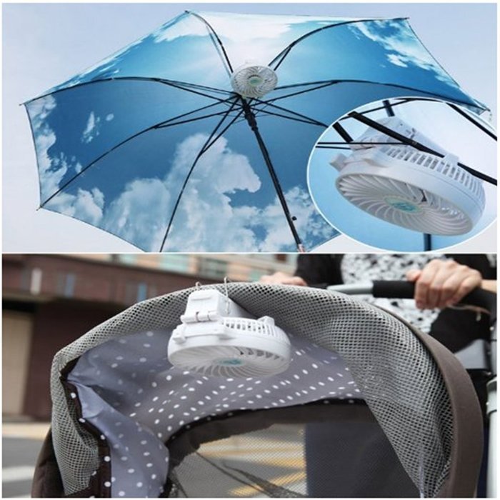 iwish The newest style Protable Rechargeable Folding Mini USB Fan Battery Operated Electric Personal Handheld... N8