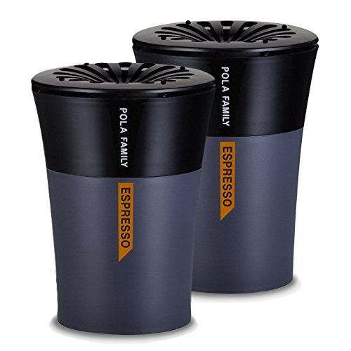 Premium Car Air Freshener [Espresso] Bullsone Pola Family Vogue [Cup Holder Type] [2ea]