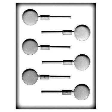 Small Round Flat Pop Hard Candy Molds