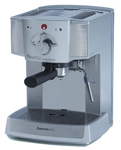 Espressione Caf&eacute; Minuetto Professional Thermoblock Espresso Machine, Silver (Certified Refurbished)
