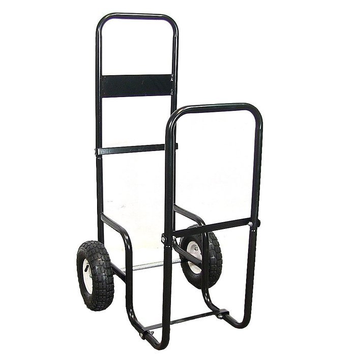 Sunnydaze Firewood Log Cart, Log Cart & Cover COMBO N8