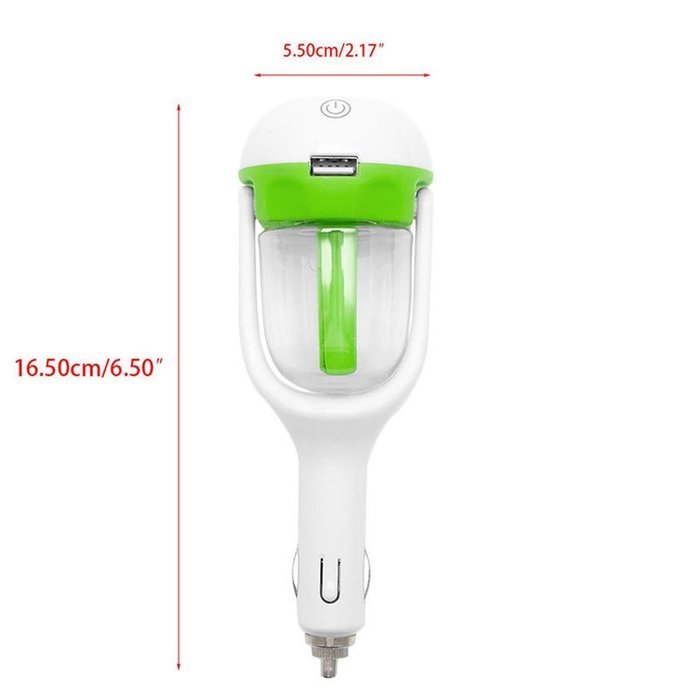 MIni Car Air Humidifier Purifier Freshener Aroma Essential Oil Diffuser Mist Gift Set For Home/Office N3