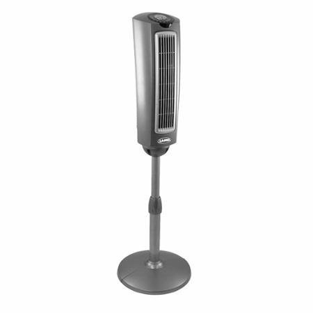 Pedestal Fan with Remote Control, 3 Powerful Speeds, 52'', Silver N3