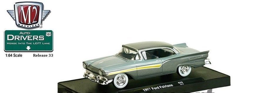 Drivers 6 Cars Set Release 33 in Blister Pack 1:64 By M2 Machines 11228-33 N2