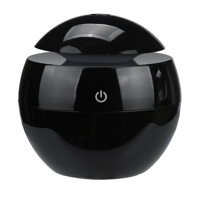 Ecosin LED Aroma Ultrasonic Humidifier USB Essential Oil Diffuser Air Purifier USB Luminous Humidifier (Brown) N16