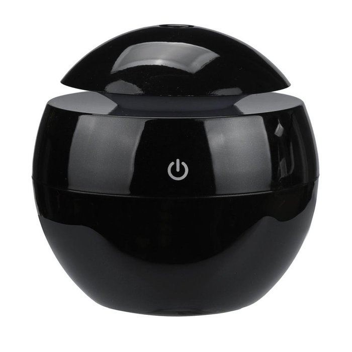 Ecosin LED Aroma Ultrasonic Humidifier USB Essential Oil Diffuser Air Purifier USB Luminous Humidifier (Brown) N18