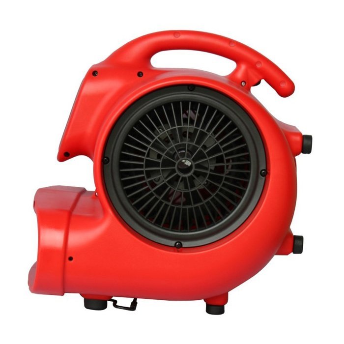XPOWER X-600A 1/3 HP 2400 CFM 3 Speed Air Mover with GFCI Outlets for Daisy Chain, 3.8-Amp N9