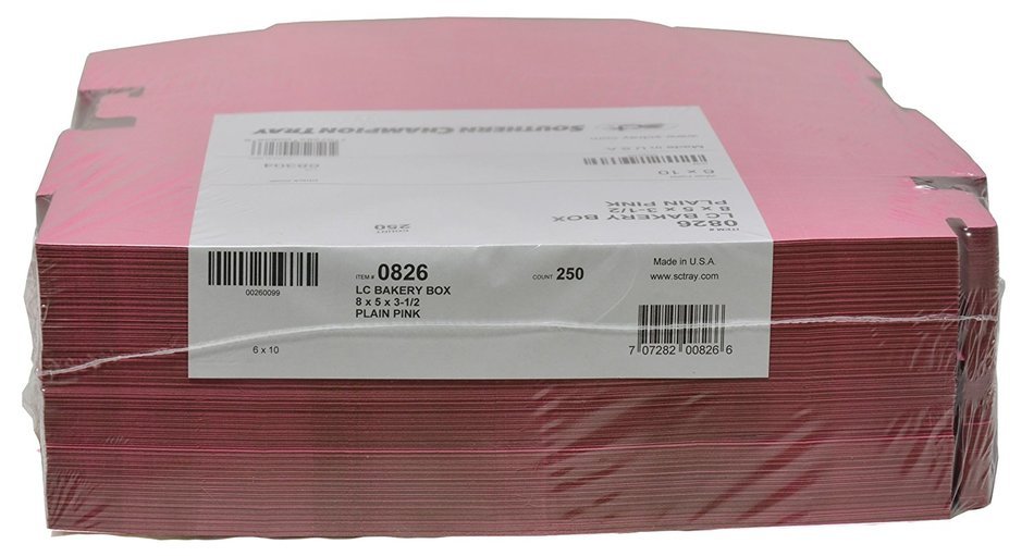 Southern Champion Tray Paperboard Non-Window Lock-Corner Bakery Box N13