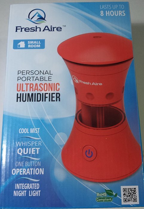 Fresh Aire Personal Portable Ultrasonic Humidifier N2