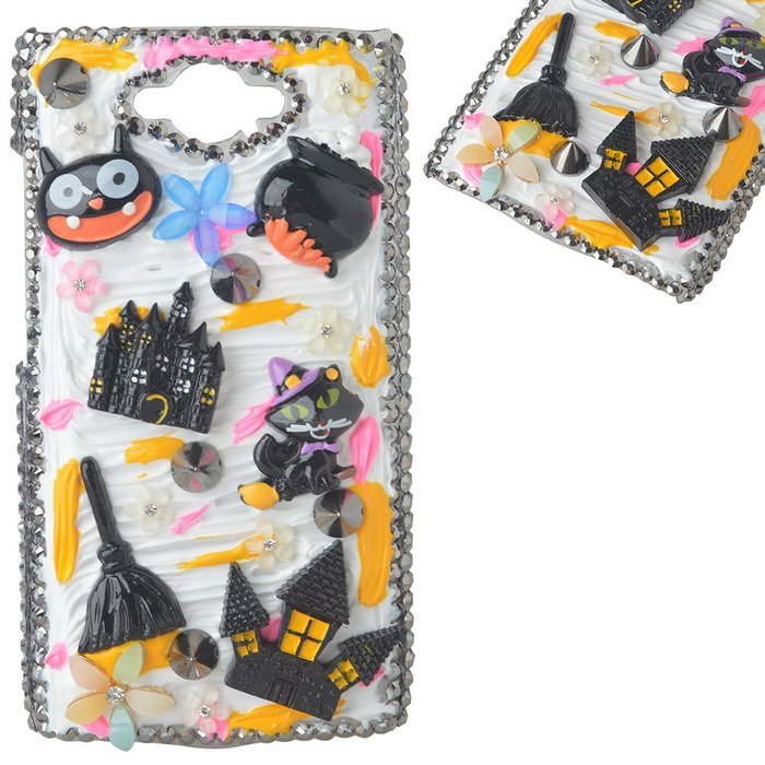 Spritech(TM) 3D Handmade Crystal Phone Case for Motorola X Pure Edition/Motorola Moto X Style,Helloween Style... N17