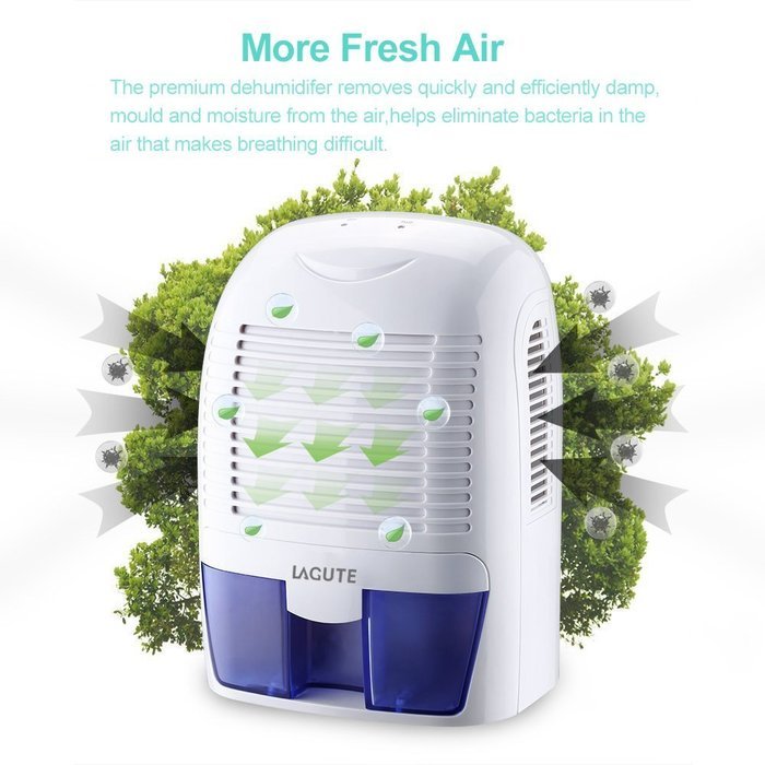 Dehumidifier Lagute L-A04 50ounce Moisture Absorbing Semiconductor Air Dryer with Auto Switch Off for Kitchen,... N4