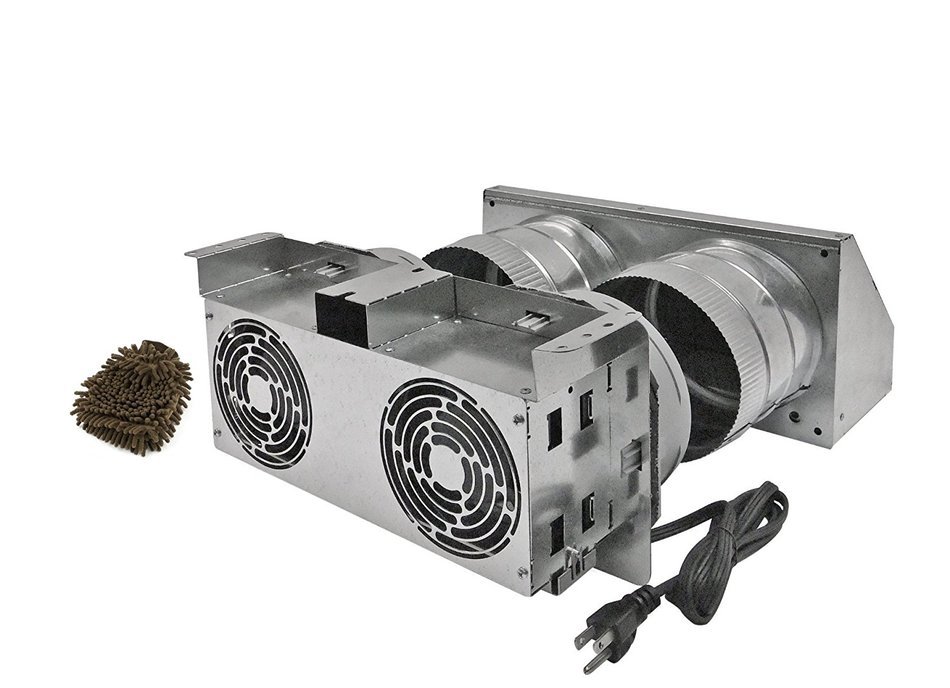 Tjernlund X2R Basement Fan, Remote Mount Xchanger Reversible (Complete Set) w/ Bonus: Premium Microfiber Cleaner...