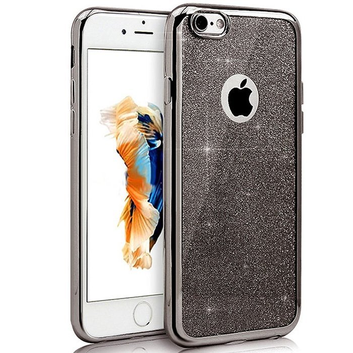 iPhone 7 Plus Case, iPhone 7 Plus Bling Glitter Case, Phezen Luxury Shinny Glitter Sparkle Anti-Scratch TPU Bumper... N4