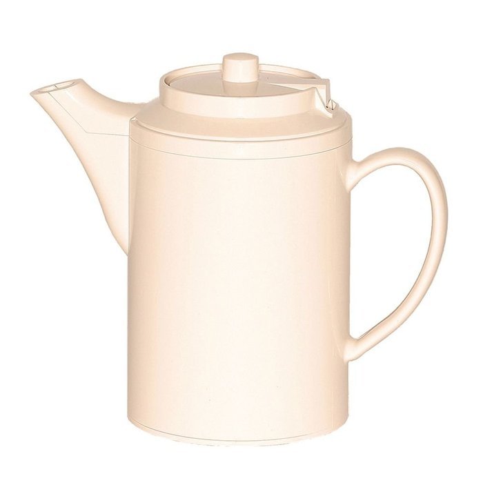 Service Ideas TS612AL Teapot, Double Wall, 16 oz., Almond