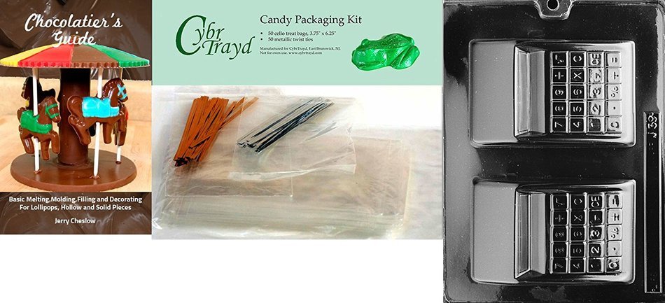 Cybrtrayd J039 Calculator Jobs Chocolate Candy Mold