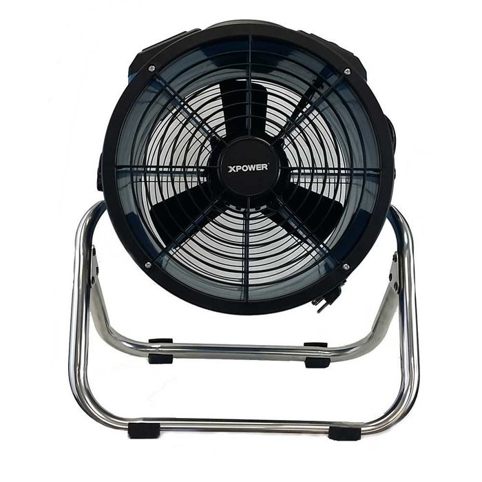 XPOWER X-34ASR Variable Speed Sealed Motor Industrial Axial Air Mover Fan with Built-In Power Outlets & Stainless... N4