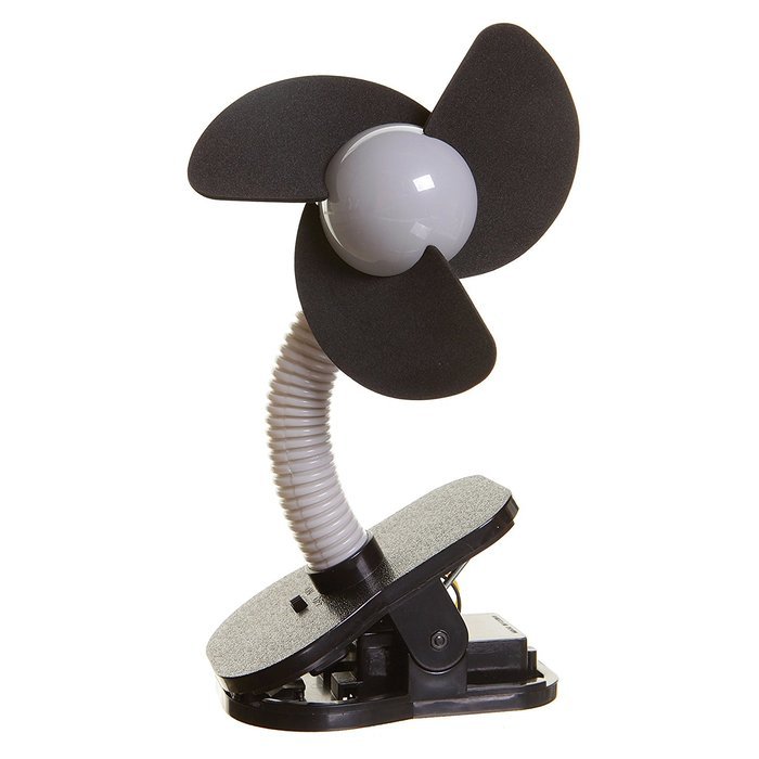 Tee-Zed T01 Clip-On Fan Great for the Beach, Pool, Camping, Work, Lounging or Just Chillin'! -Pink Purple N19