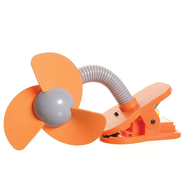 Tee-Zed T01 Clip-On Fan Great for the Beach, Pool, Camping, Work, Lounging or Just Chillin'! -Pink Purple N22