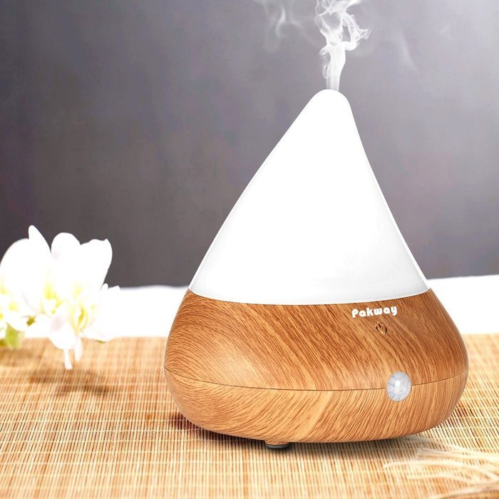 Pakway Smart Aromatherapy Essential Oil Diffuser-Portable Ultrasonic Cool Mist Aroma Humidifier with Waterless... N12