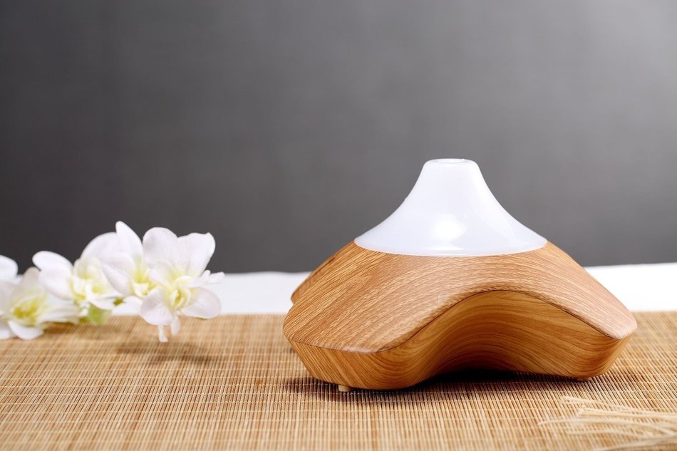 Pakway Smart Aromatherapy Essential Oil Diffuser-Portable Ultrasonic Cool Mist Aroma Humidifier with Waterless... N13