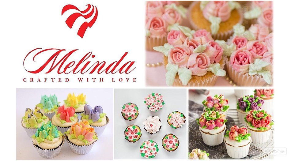 Melinda Russian Piping Tips Set Stainless Steel Nozzle Pastry Kit For Cupcake and Cake Decoration
