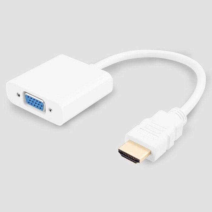 Spritech(TM) Aluminum Alloy HDMI to VGA Converter Compatible with Tablets and Other Built-in Audio Interface Devices... N5