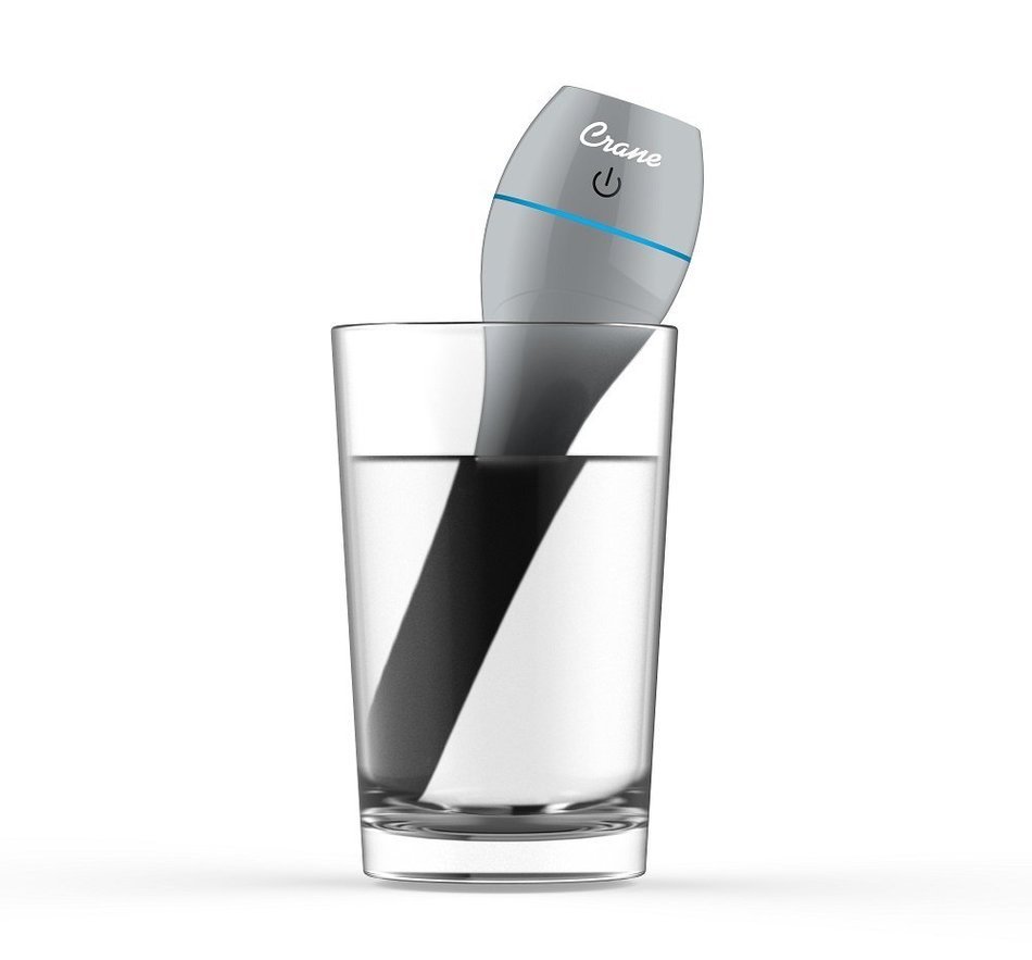 Crane Ultrasonic Cool Mist Travel Humidifier Slate N2