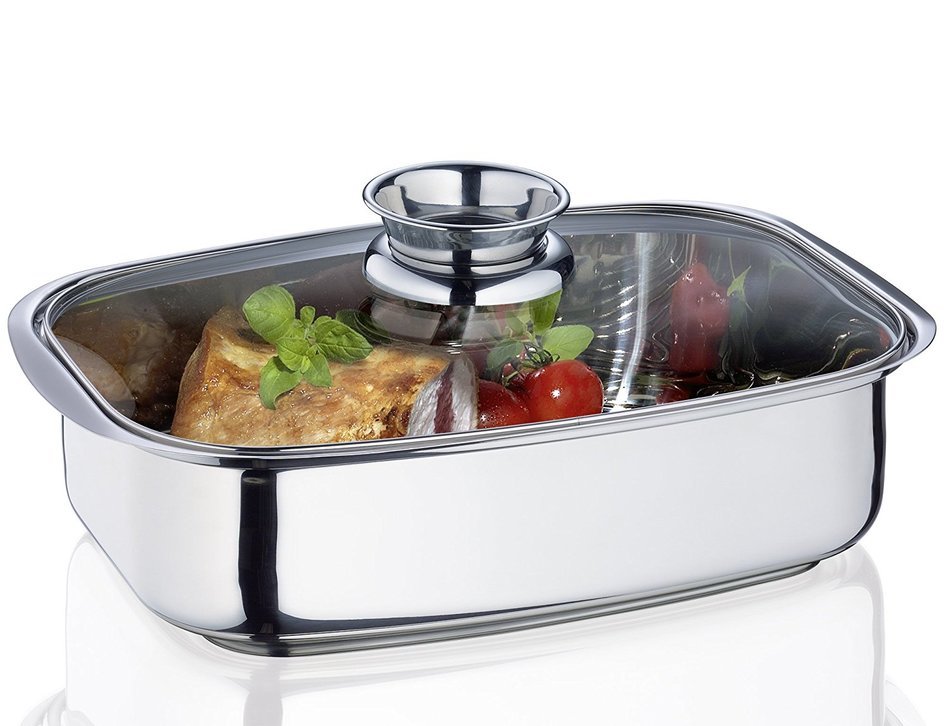 Kuchenprofi Aroma Roaster with Glass Lid
